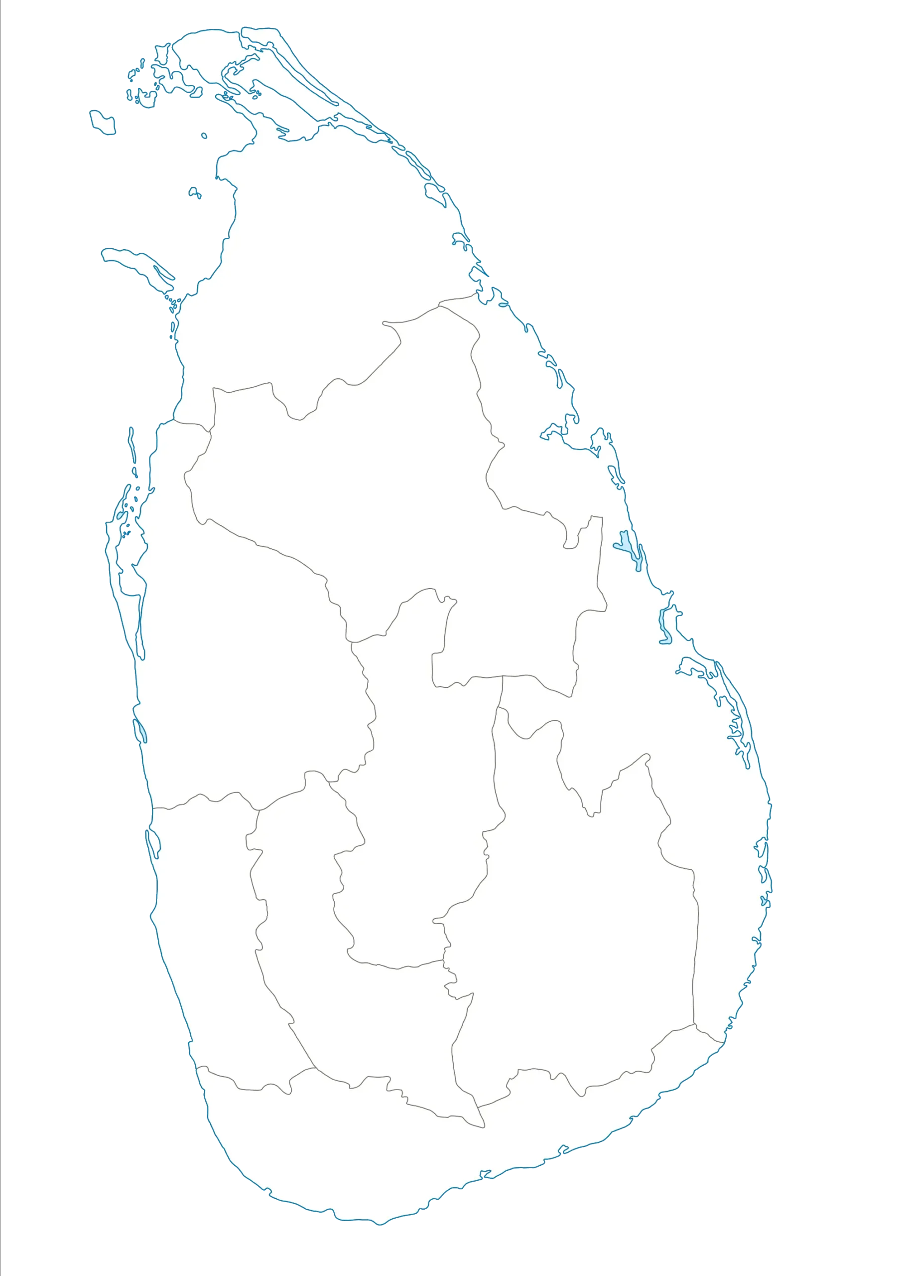 Sri Lanka map